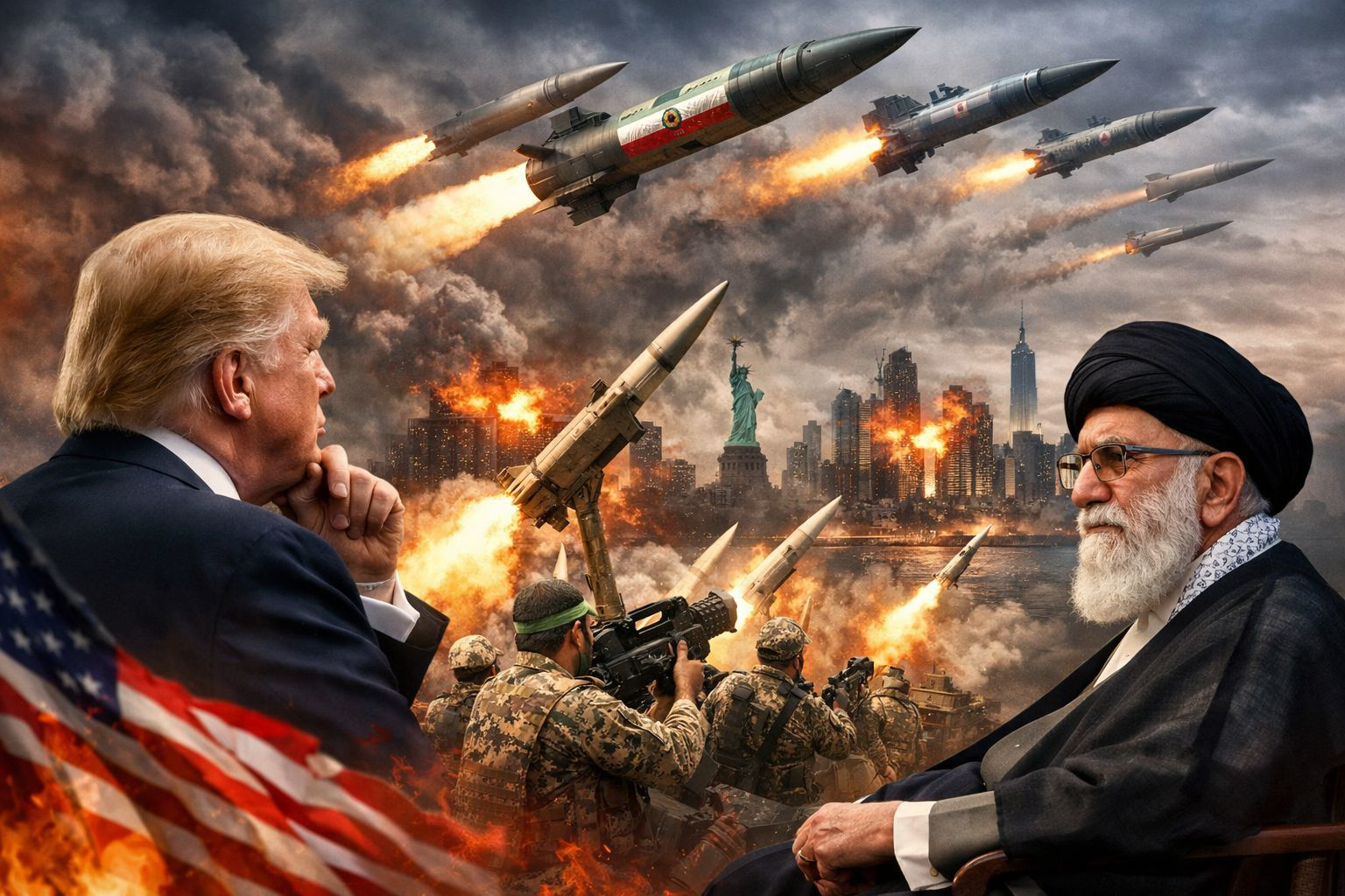 حصاد اليوم 18 من حرب إيران.. صواريخ على القدس وتصعيد يهدد مضيق هر